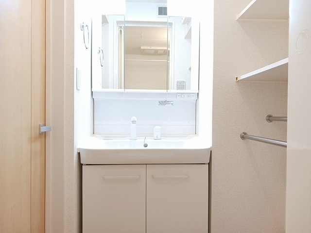 ラ・セーヌ　みよいⅠの洗面所|コンパクトで使いやすい洗面所