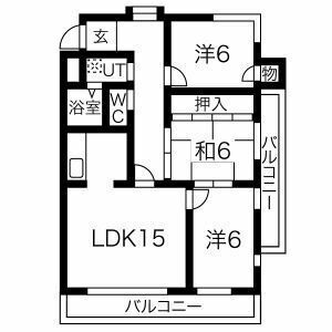 【間取り】 | エーデルハイム汐路