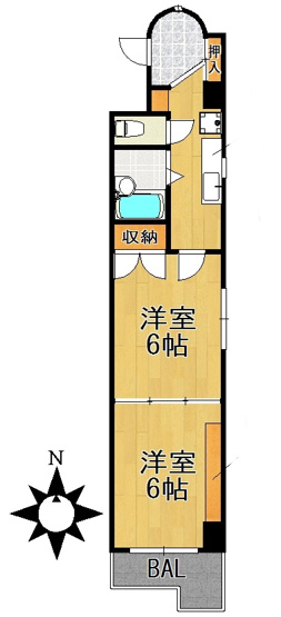 【間取り】 | シャトーオオタ