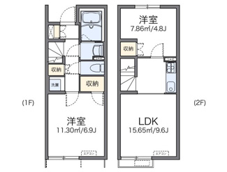 【間取り】 | レオネクスト八代福正Ⅱ
