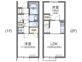 【間取り】 | レオネクスト八代福正Ⅰ