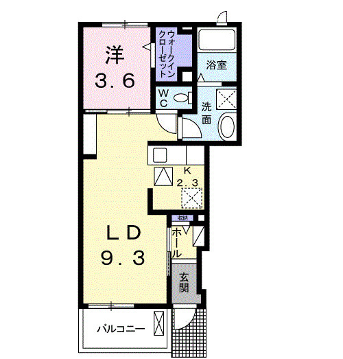 【間取り】 | ヴィラ　メイプル