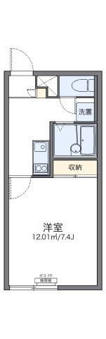 レオパレスハイツあいの間取り