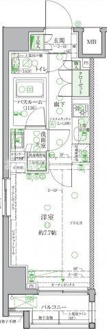 クレヴィスタ板橋西台Ⅱ【おとり物件なし】#学生・社会人にオススメ！初期費用分割払いOK！の間取り