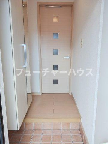 メゾンドリカムⅤの玄関|シンプルで使いやすい玄関です