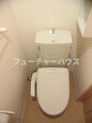 ジャルダン水戸のトイレ|落ち着いた色調のトイレです