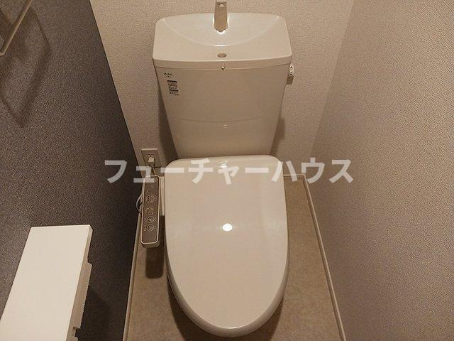カルムレジデンスのトイレ|シンプルで使いやすいトイレです