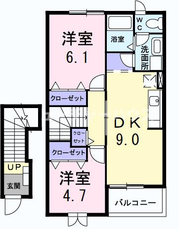 グラン・シェルⅡの間取り
