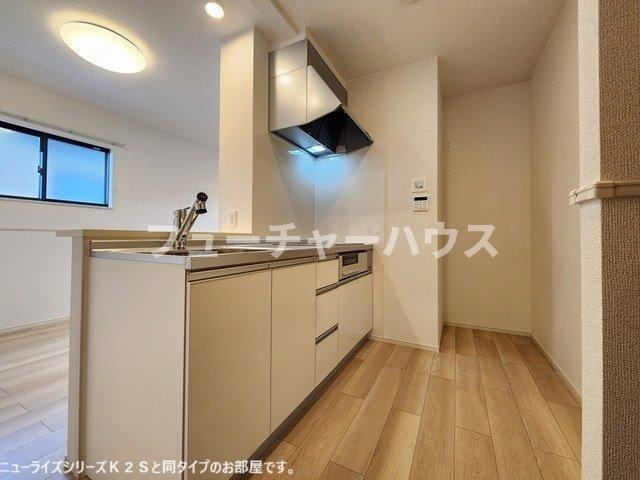 エスポワールＭⅥのキッチン|コンパクトなキッチンで掃除もラクラク