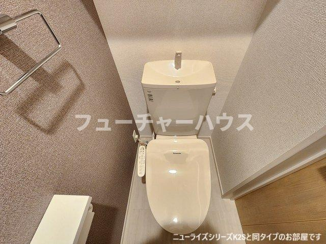 エスポワールＭⅥのトイレ|コンパクトで使いやすいトイレです