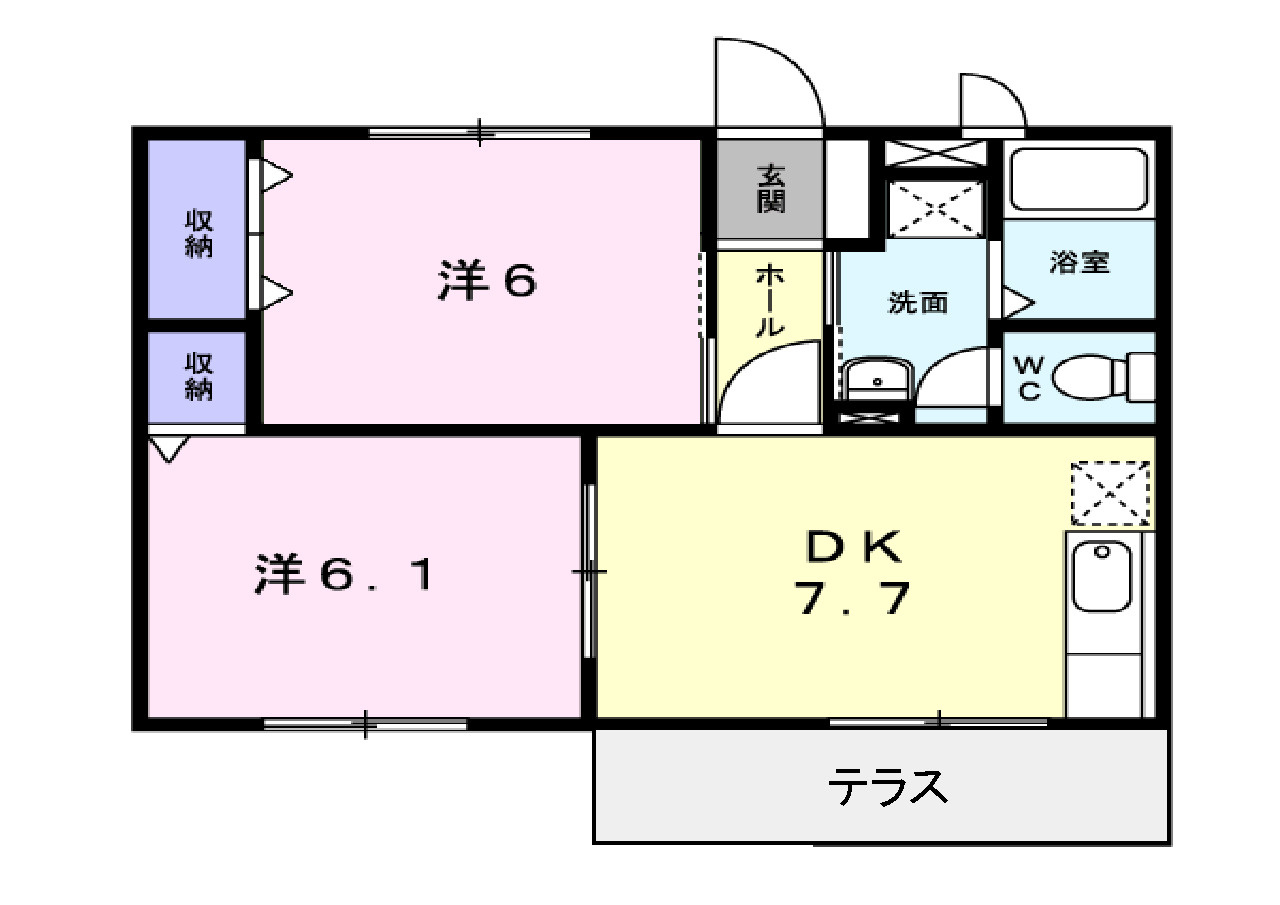 サンドミールの間取り