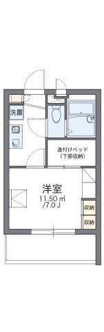 レオパレス名駅南の間取り