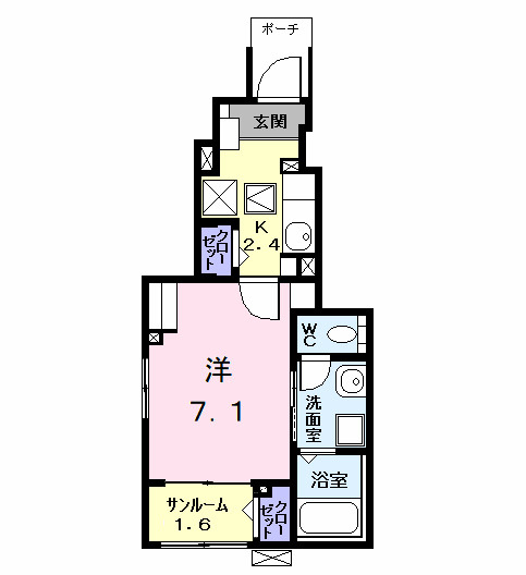 メゾン　ピアストリーの間取り