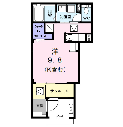 ｉｚｕｍｉ１（イズミ１）の間取り
