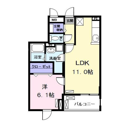 しらさぎの間取り