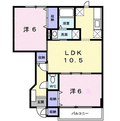 【間取り】 | マリアージュ壱番館