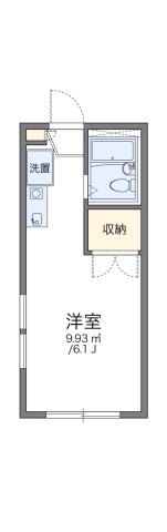 レオパレス島田黒石第１の間取り