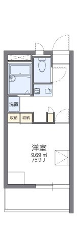 レオパレスグランデ泉Ｂの間取り