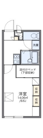 レオパレスジゴジ１の間取り