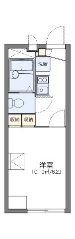 レオパレス若林の間取り