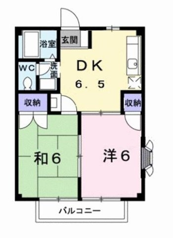 メゾンラフォーレの間取り