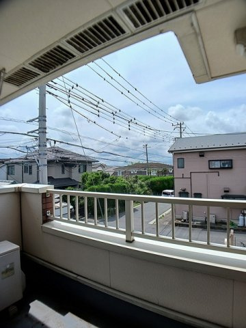 サンハイツのバルコニー