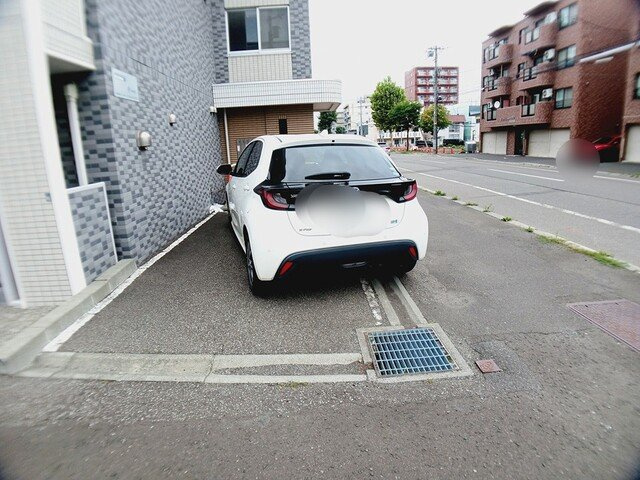 アウローラの駐車場