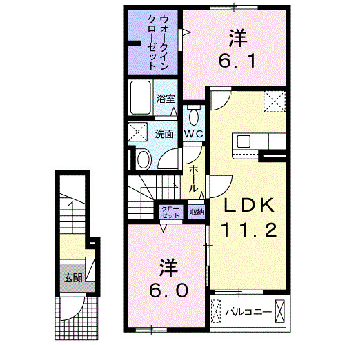 パレス・エフの間取り