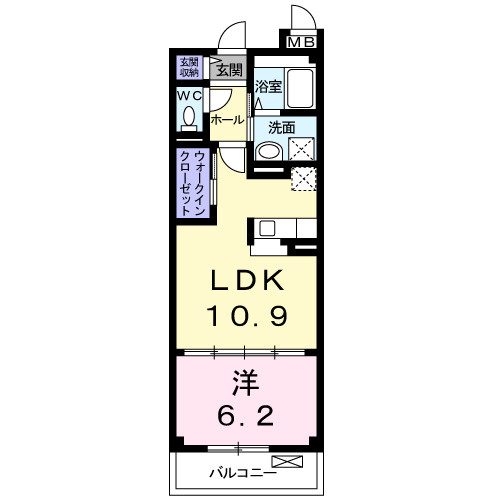 サンライズ　ガーデンの間取り