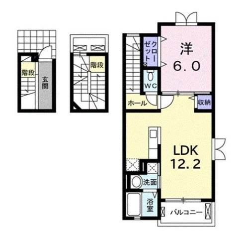 リーベ　レーベンの間取り