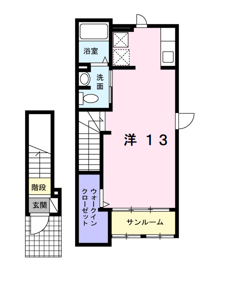 グランシャールⅡの間取り