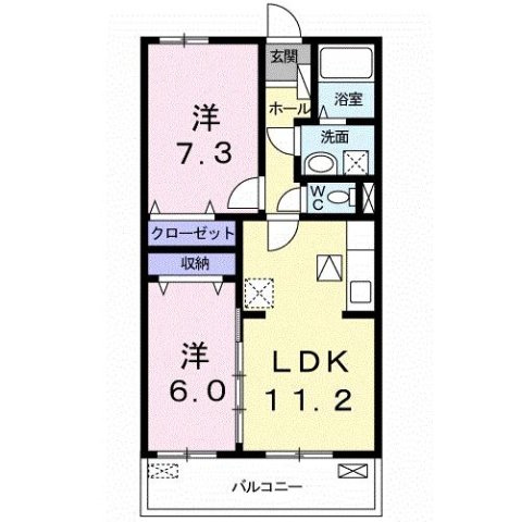 ザ　レジデンス　イレストの間取り