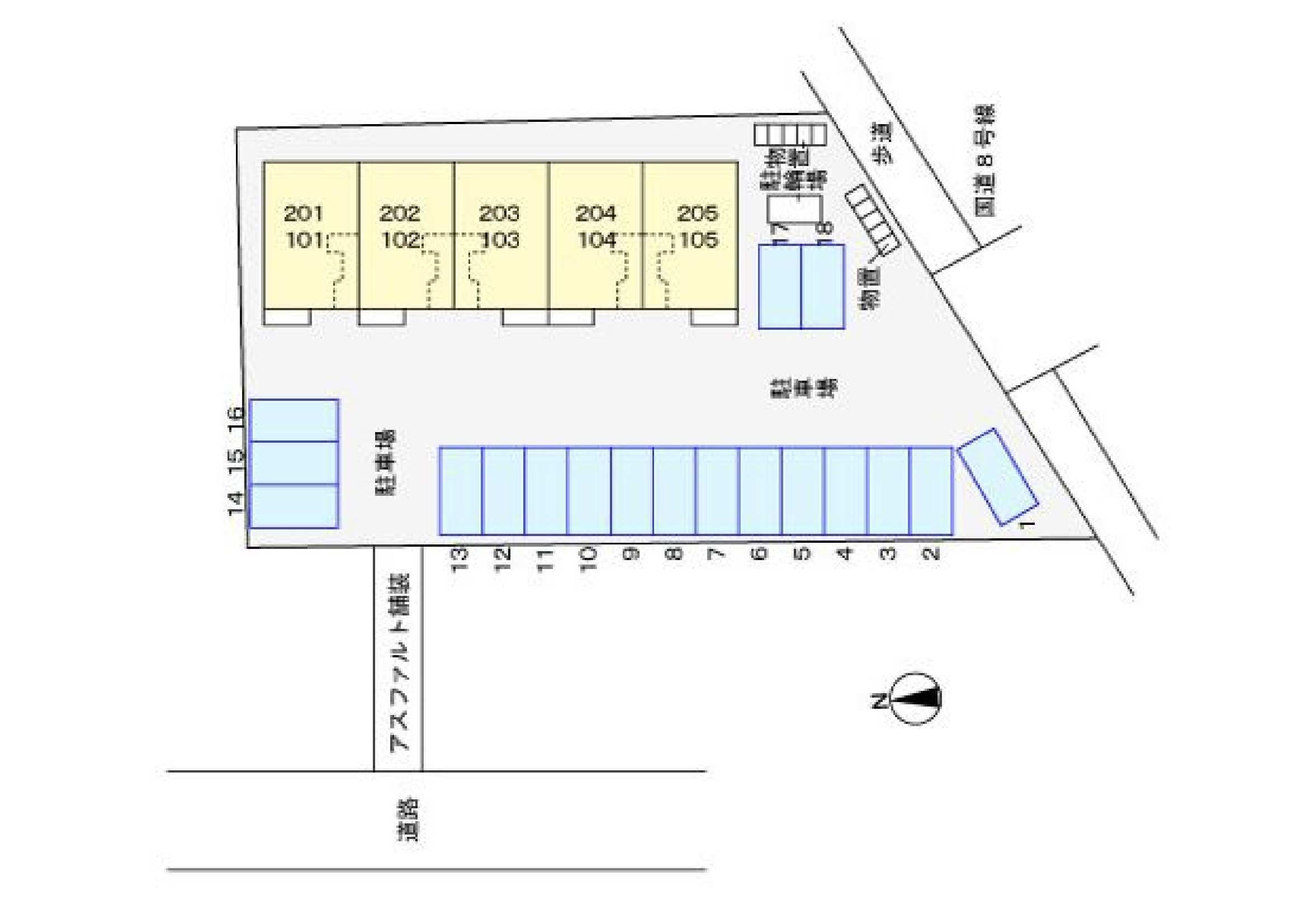 Ⅶ．平井・コンドミニアムの駐車場