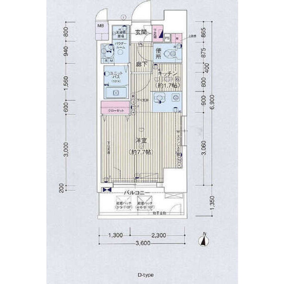 【間取り】 | プレサンス名古屋城前