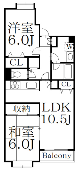【間取り】 | エクセレント中野