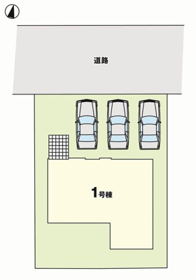 【区画図】 | ☆☆☆新築分譲　郡山市片平町１期K　リガーレ　限定１棟！！ | 全体区画図です