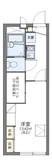 【間取り】 | レオパレスウィステリア | 代表的な間取のため実際の間取とは異なる場合があります
