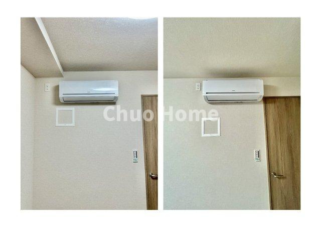 パシフィックパレス小岩の冷暖房・空調設備|エアコン新規新設2台