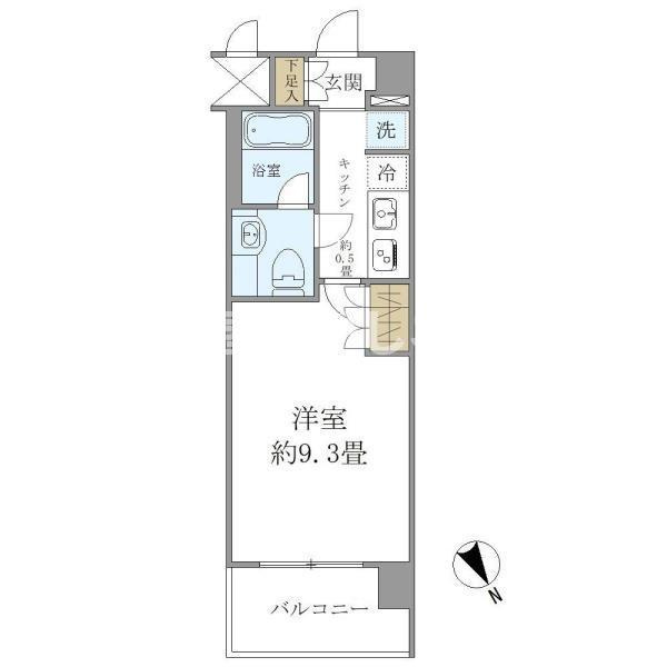 エコロジー上板橋レジデンス【おとり物件なし】#学生・社会人にオススメ！初期費用分割払いOK！の間取り