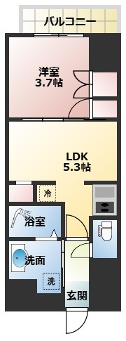 CREATIF堂島の間取り