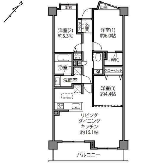 【間取り】 | ソフィア学芸大学
