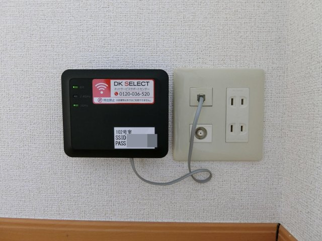 サニーヒルＢの設備|イメージ102号室の写真（反転あり）