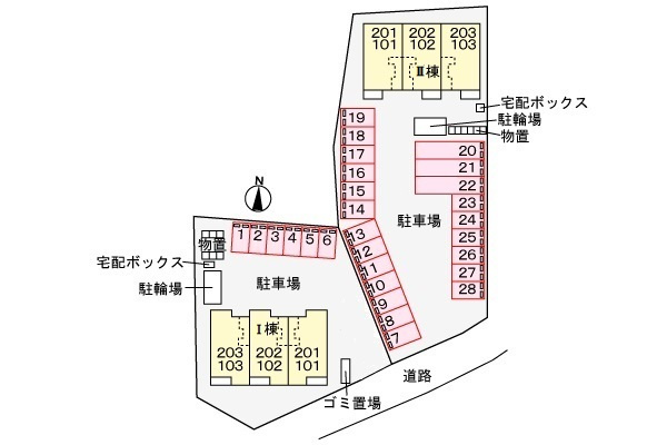 サンファルジェ　Ⅰの区画図