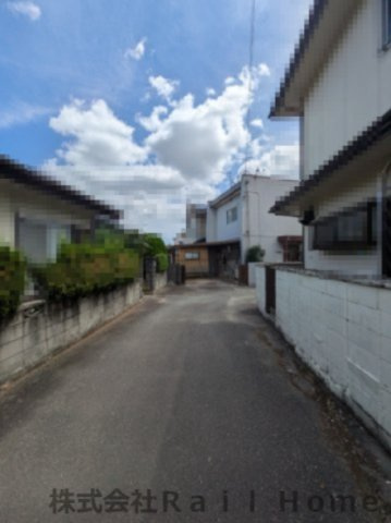 揖保郡太子町馬場　売土地の前面道路含む現地写真