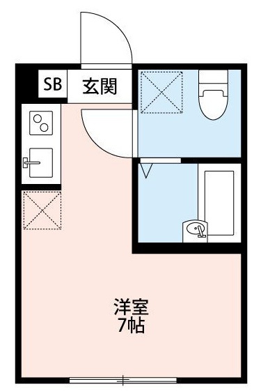 SQX(エスキュークロス)の間取り|間取りです。
