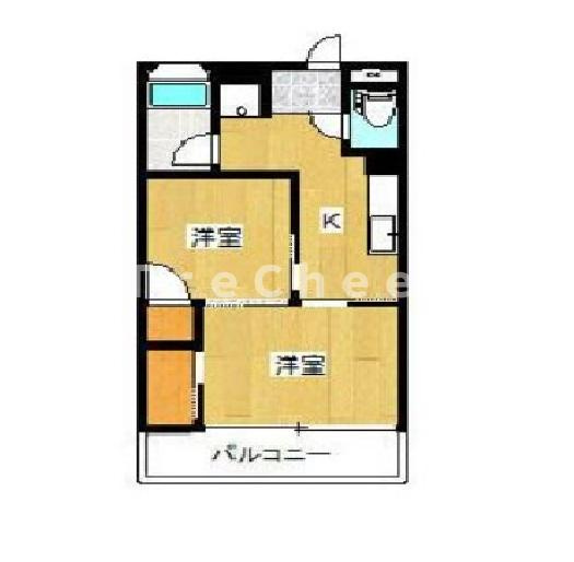 成増コーポの間取り
