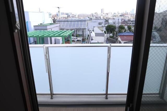 シエル豊島のバルコニー