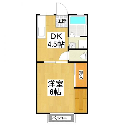 【間取り】 | パナハイツ田中