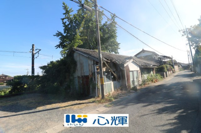 【外観】 | 東須恵字湯布田・古家付き土地 | 撮影（2026年8月7日）
古家付き現状渡しです。