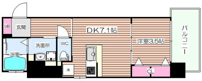 【間取り】 | ファーストフィオーレ江坂江の木町パークサイド